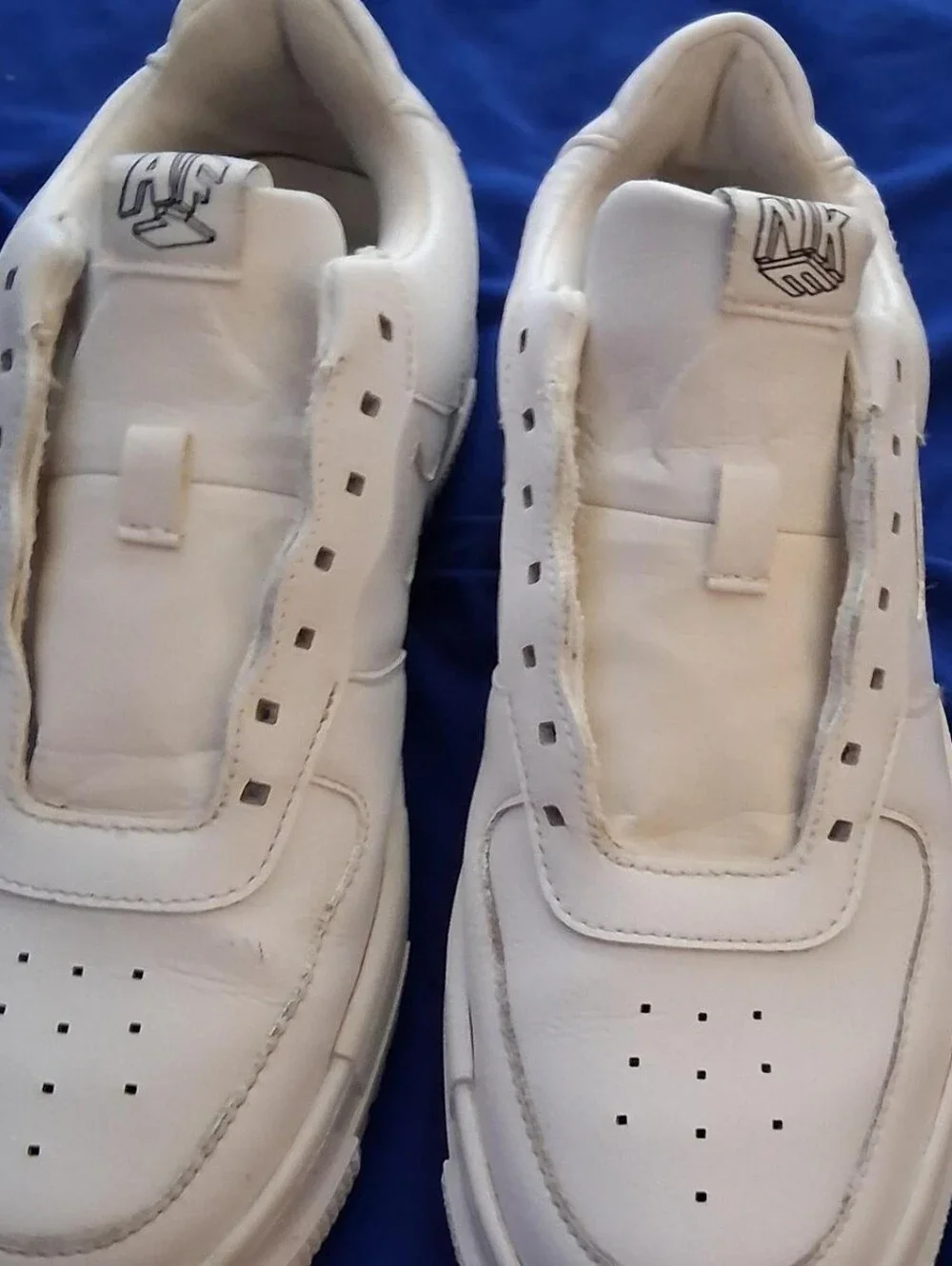 Men's White Leather Low-Top Sneakers